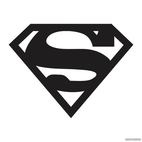 Superman Stencil Printable